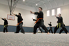Gonzales students practicing basic strikes